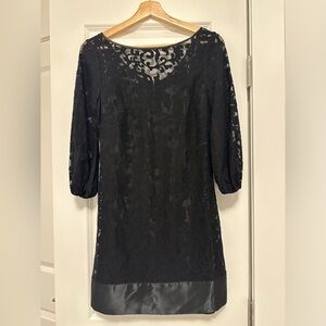 Laundry, NEW 4p, little black lace dress
